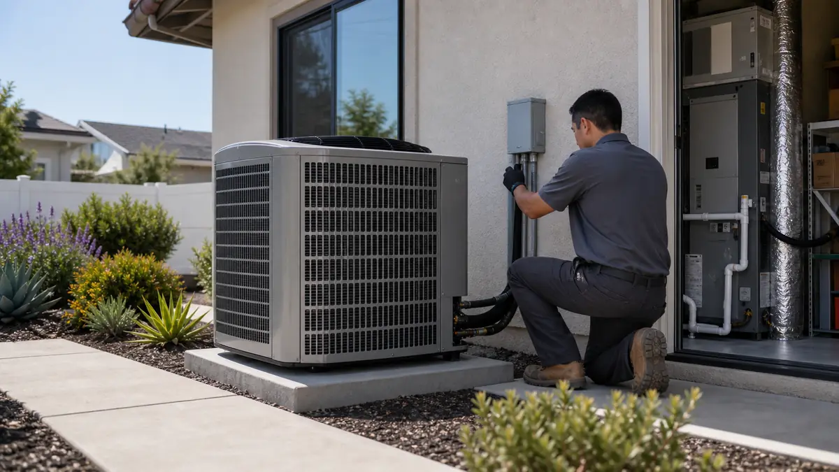 Carrier ductless heat pump retrofit on a 1920s Alhambra home in ZIP 91801